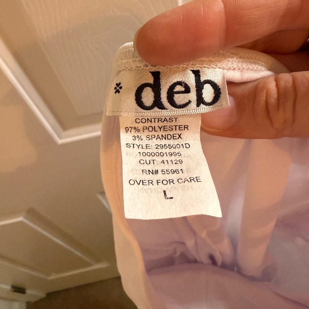 Vintage- Deb- White Halter Dress - Picture 4 of 4